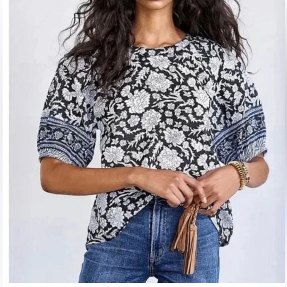 EUC❤️‍🔥SALE❤️‍🔥Anthropologie saison de La fleur blouse